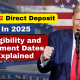 $1832 Direct Deposit in 2025- Eligibility and Payment Dates Explained