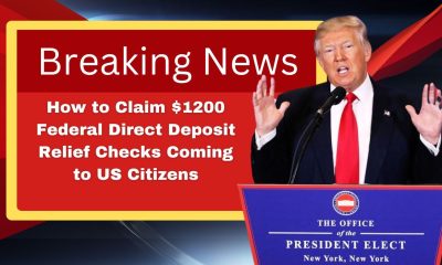 How to Claim $1200 Federal Direct Deposit Relief Checks Coming to US Citizens