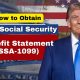 How to Obtain Your Social Security Benefit Statement (SSA-1099)