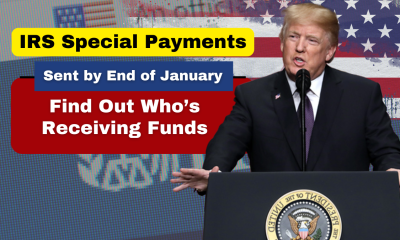 IRS Special Payments to Be Sent by End of January: Find Out Who’s Receiving Funds