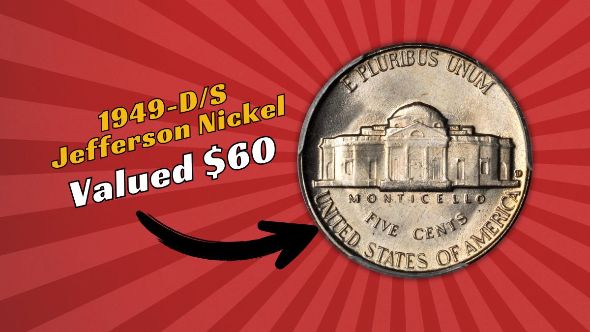 Spot the 1949-D/S Jefferson Nickel Valued at $60 and 5 More Coins Worth Over $50