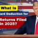 What is the Standard Deduction for Tax Returns Filed in 2025?