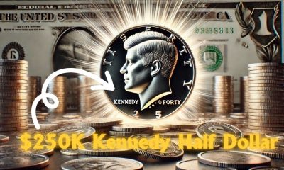 Your Kennedy Half Dollar Might Be Worth $250K – How to Identify These 6 Valuable Coins!