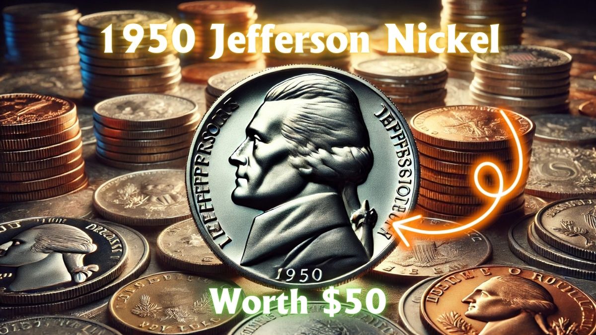 1950 Jefferson Nickel Worth $50 & 4 More Valuable Coins Over $40 – Find Out If You Have One!