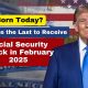 Born Today? You'll Be the Last to Receive a Social Security Check in February 2025