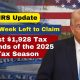 IRS Update: Only 1 Week Left to Claim the First $1,928 Tax Refunds of the 2025 Tax Season