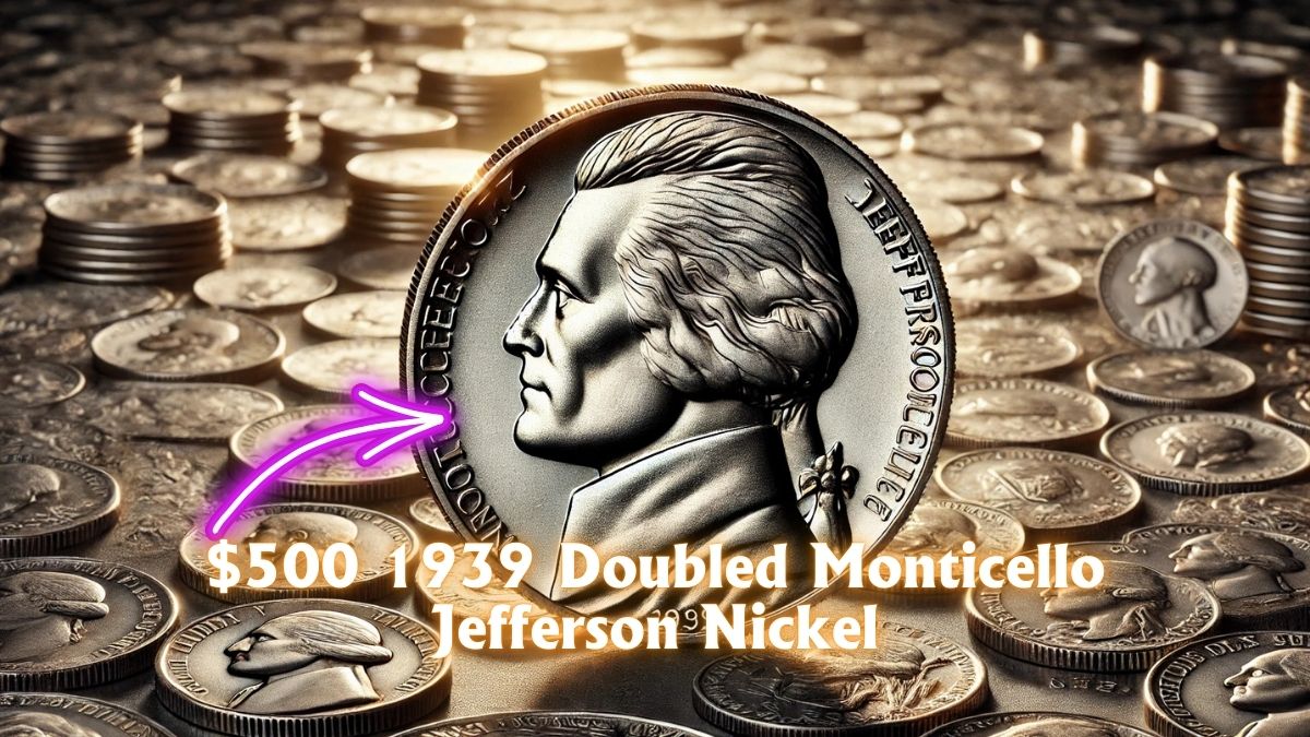 Identifying the Rare $500 1939 Doubled Monticello Jefferson Nickel