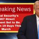 Social Security's $967 Direct Payment Set to Be Sent in 19 Days This March